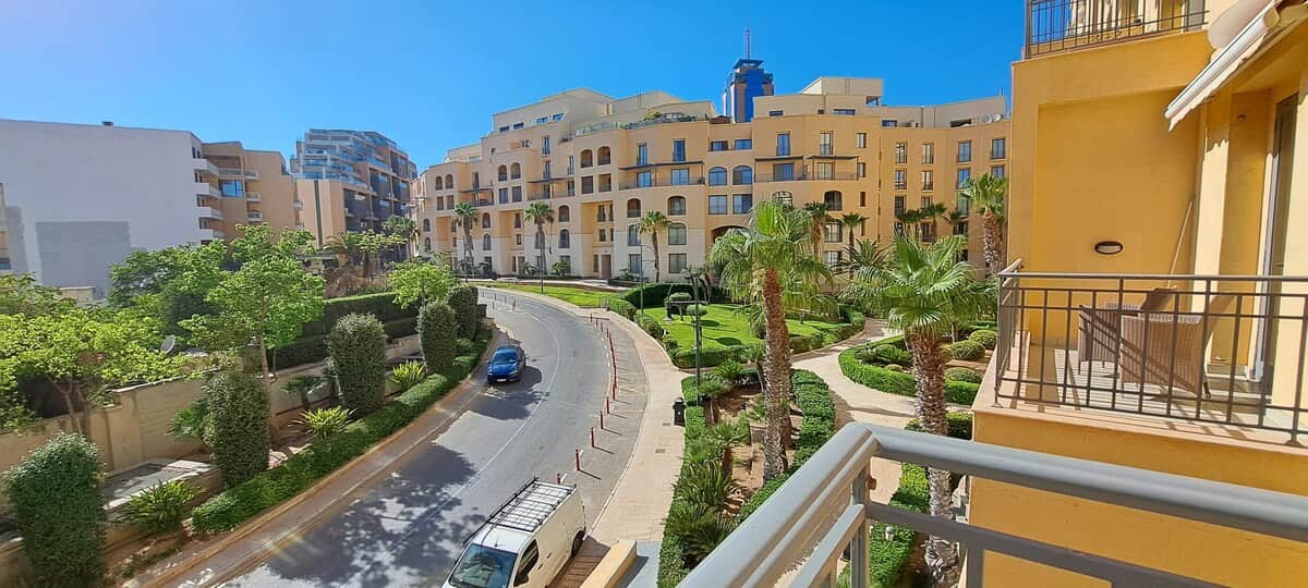 Balcony panorama of Portomaso